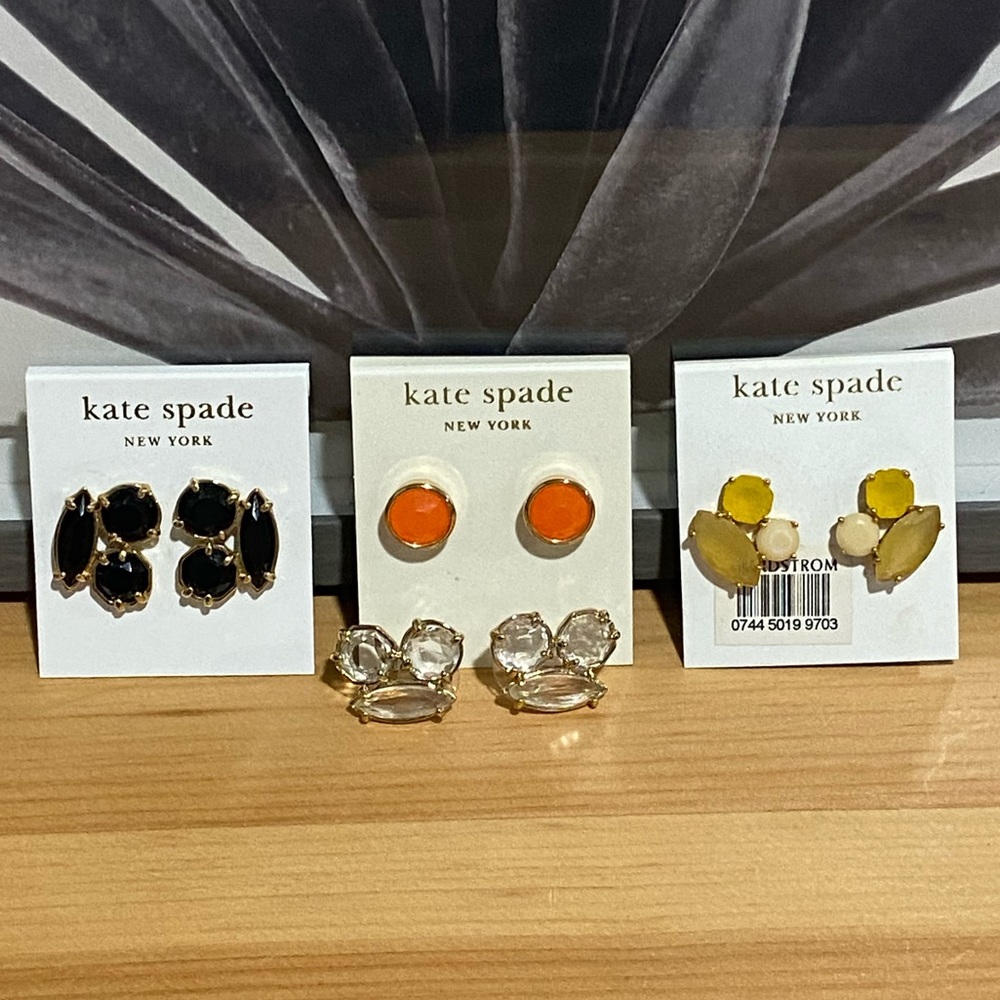 FOUR sets of Kate Spade Earrings
